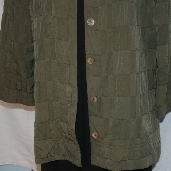 Unlined Jacket, 3/4 Sleeves - Picture 3 of 5